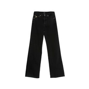 Lois Jeans Black Denim - Wide-Leg Jeans Women